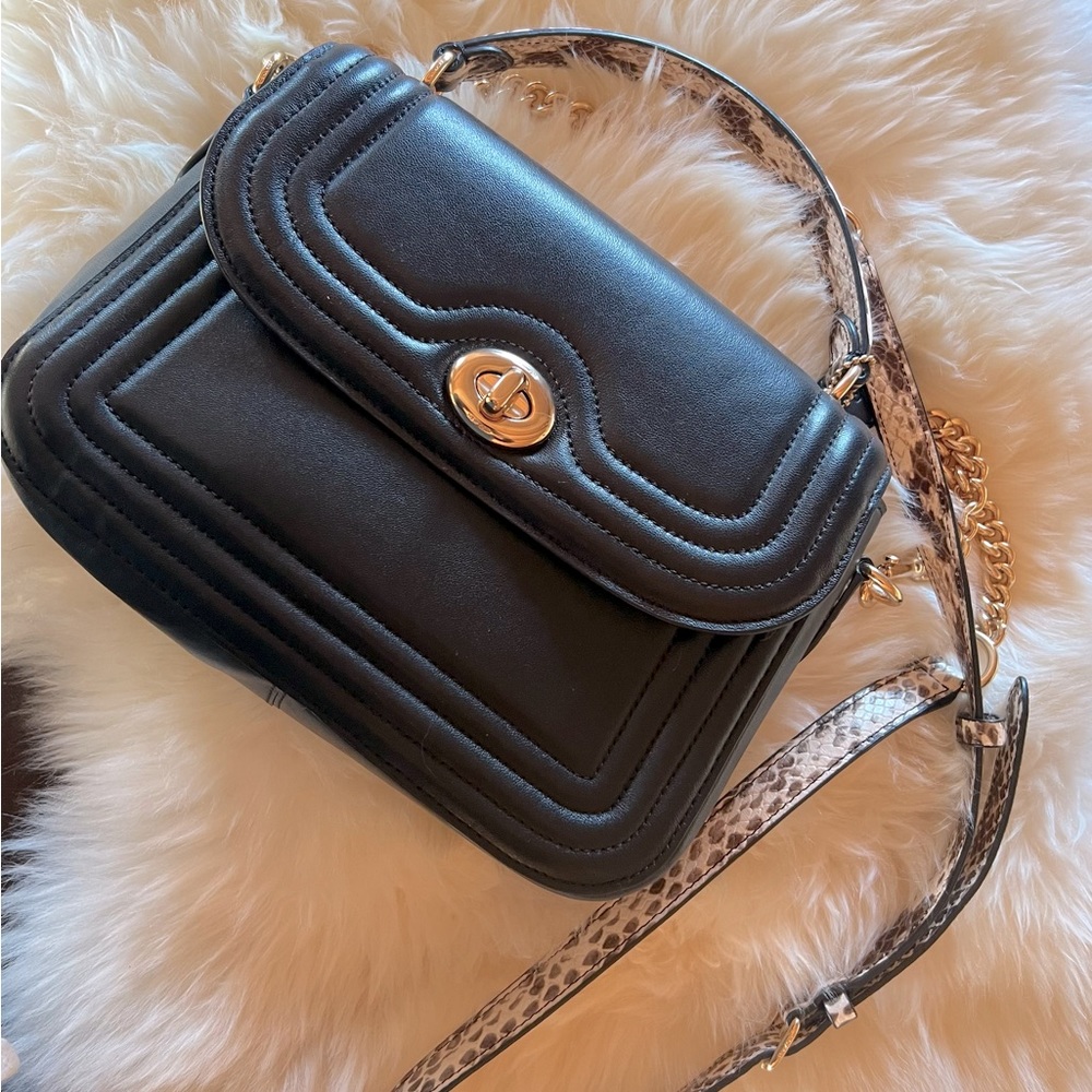 COACH Marlie Top Handle Satchel With Border Quilting